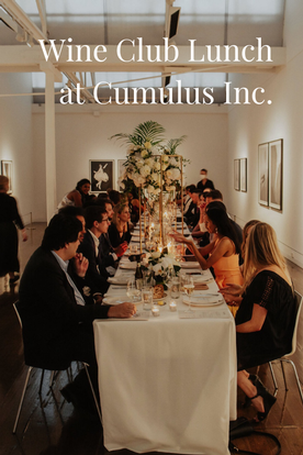 Cumulus Inc. | Melbourne Wine Club Lunch